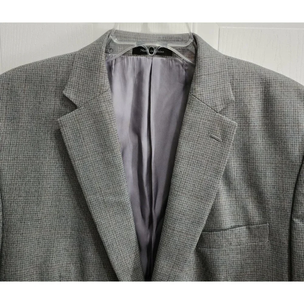 X2 Lauren Ralph Lauren LRL Blazer Sport Coat Suit‎ Jackets Beige/Gray Size 46/48